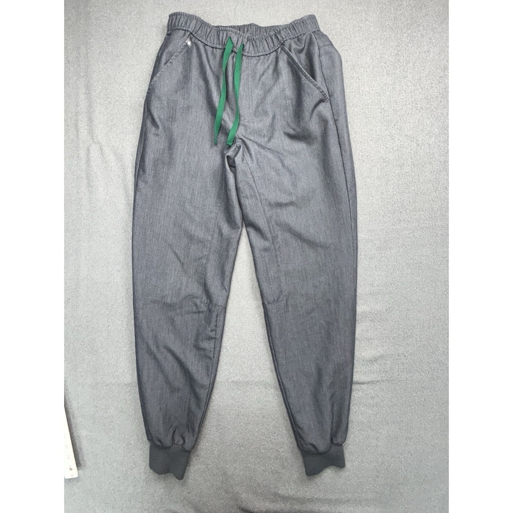 FIGS Uman Relaxed Jogger Scrub Womens XS Charcoal Grey Teal MXXSW2004